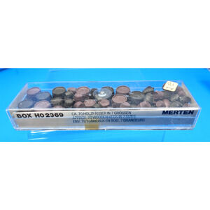 Merten NOS Box HO 2369 Wooden Barrels Kegs Model Railroad Berlin W.Germany